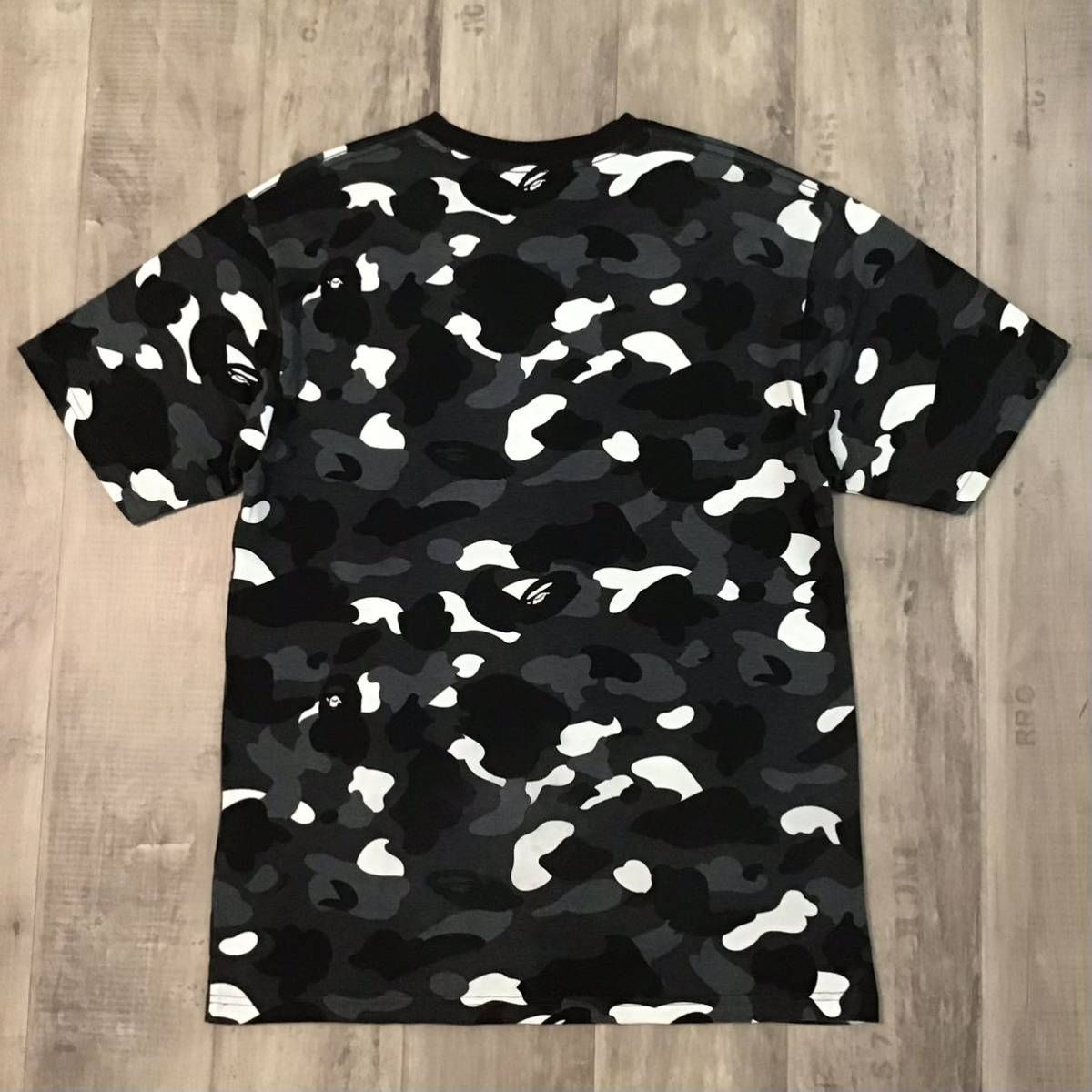 ☆蓄光☆ city camo big college logo Tシャツ Lサイズ a bathing ape 