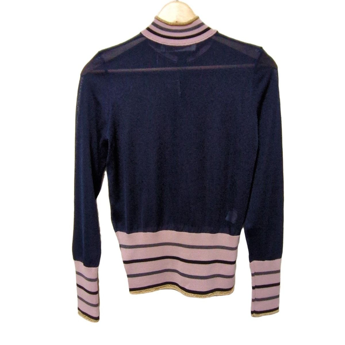 ネイビー×ライトピンク×マルチ