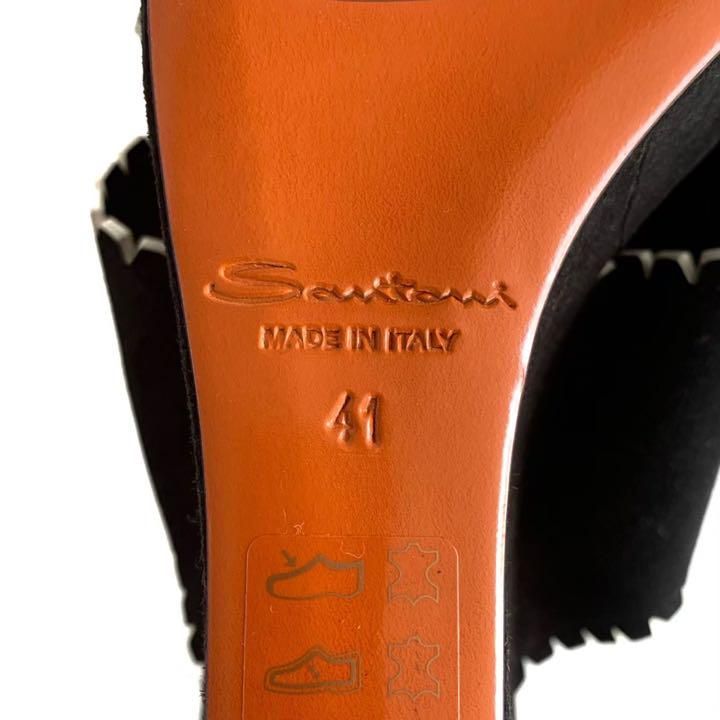 Santoni サントーニ 57016 ヒール サンダル 未使用 Santoni サントーニ 57016 ヒール サンダル 未使用 - メルカリ