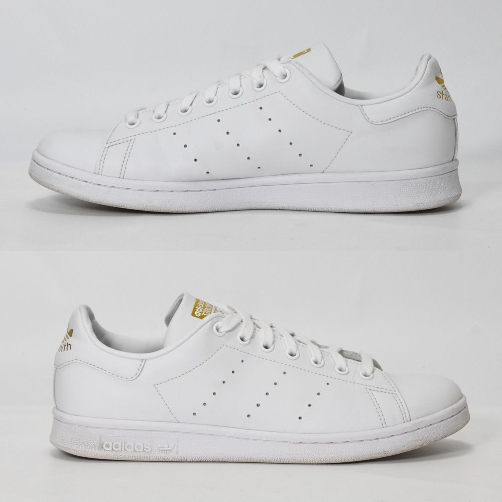 Aランク】adidas stan smith アディダス スタンスミス スニーカー メンズ 27.0cm ホワイト 白 ゴールド 金ロゴ GY5695  - メルカリ