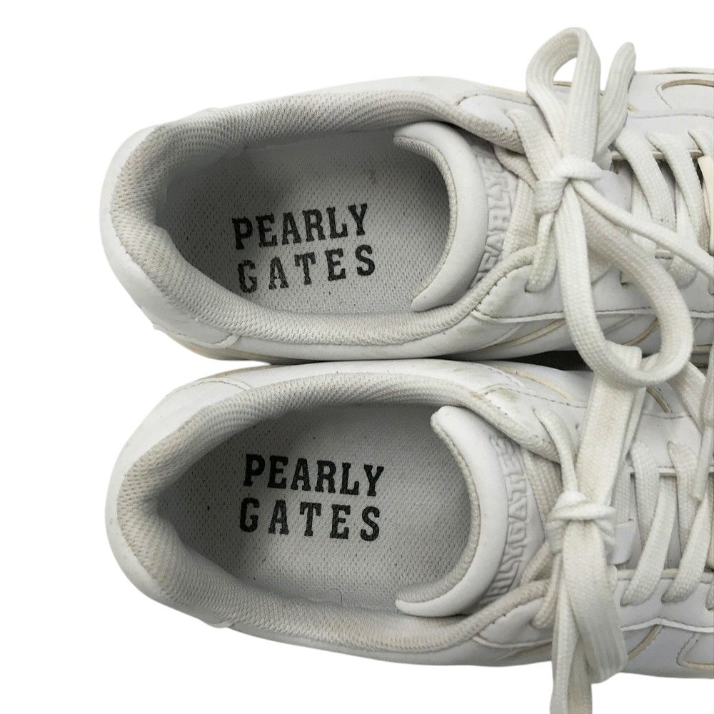 新品 パーリーゲイツ ゴルフシューズ 24センチ 白 ホワイト PEARLY GATES パーリーゲイツ ゴルフシューズ ホワイト系 24