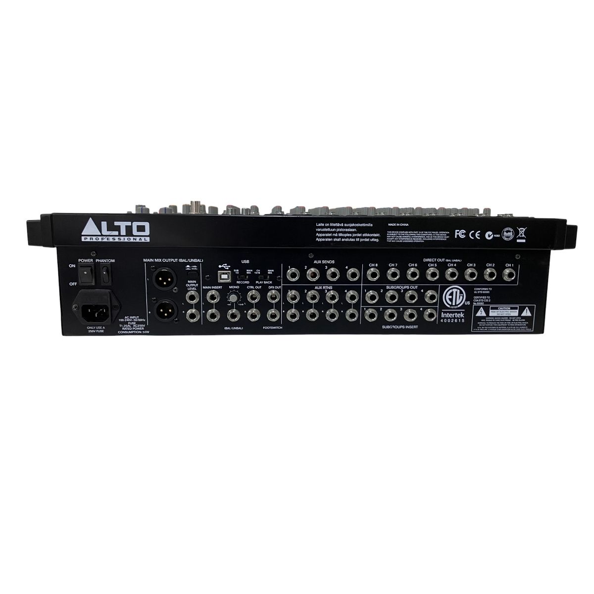 確率の高い ALTO Professional ZMX164 FX USBインターフェイス内蔵ミキサー 音響機材 O10449640 スニーカ