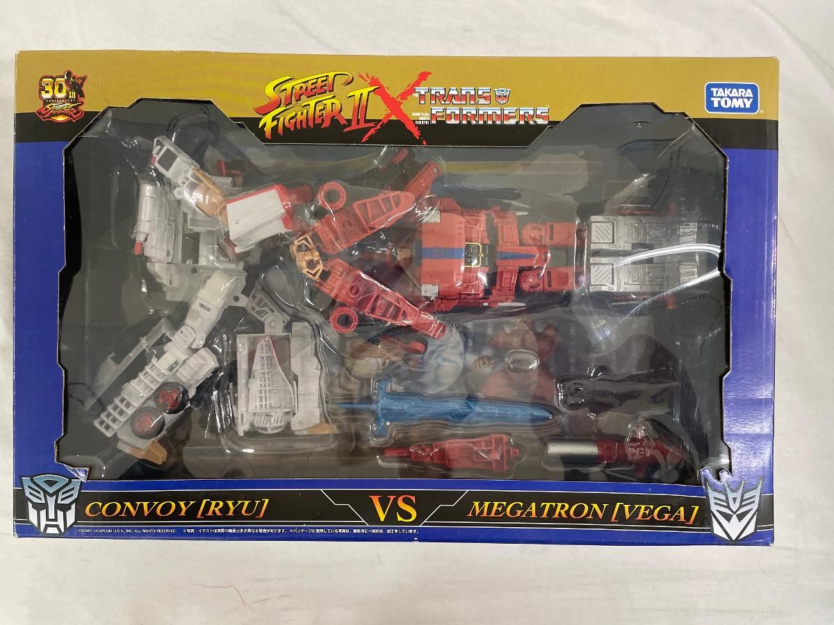 リュウ vs ベガ 「ストリートファイターII×トランスフォーマー」 タカラトミーモール限定 ストリートファイターⅡ×トランスフォーマーvs2体セット
