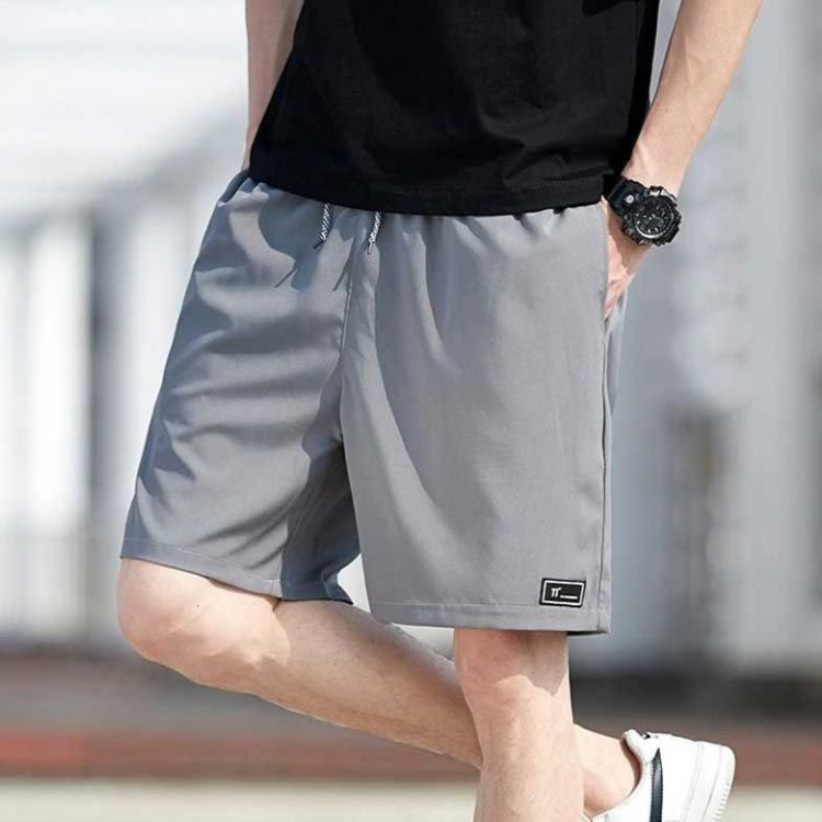 ハーフパンツ メンズ ポケット付き ワークショーツ 黒 グレー