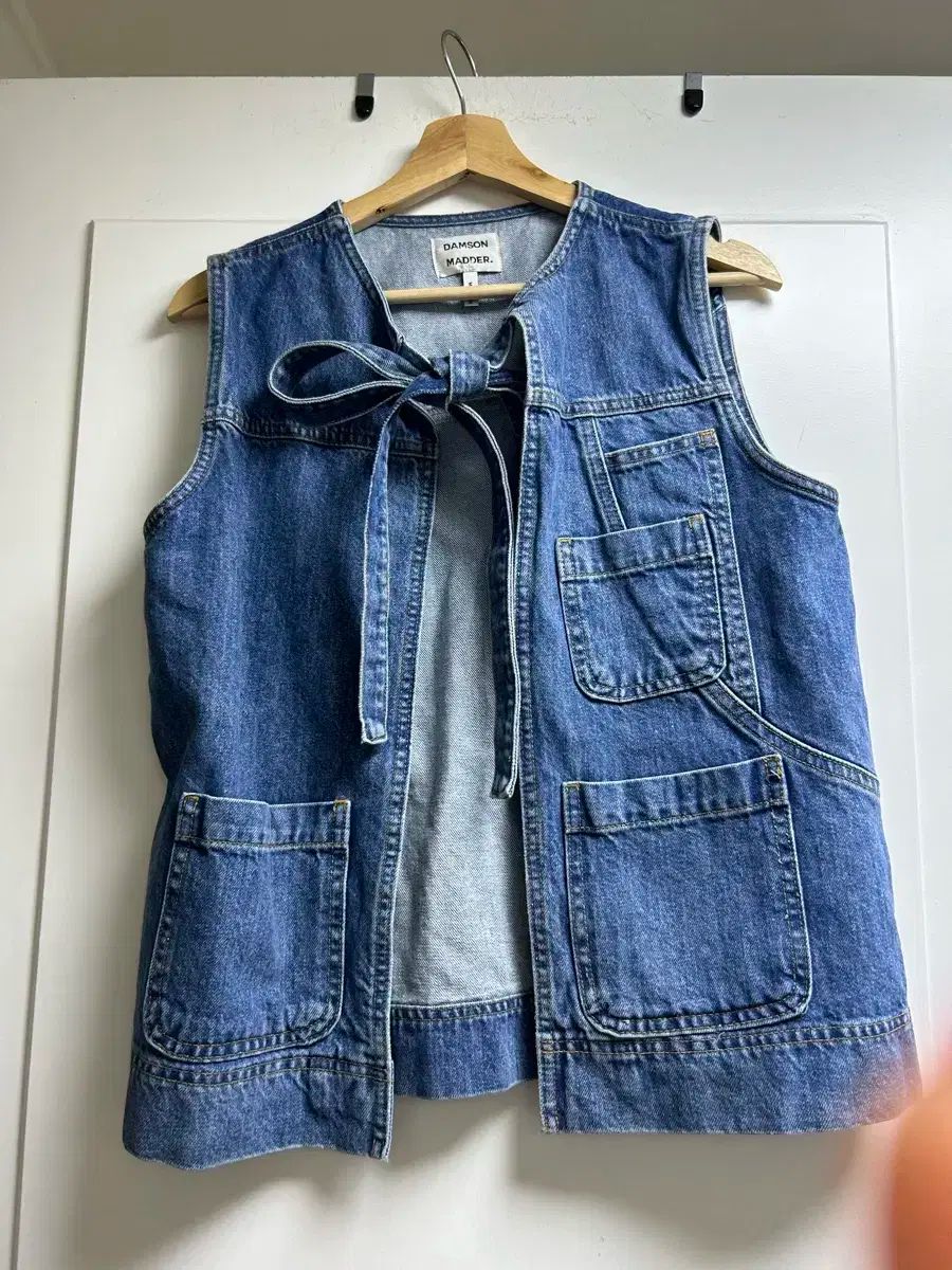 Damson Madder デニム ベスト ラウムエディットショップ - メルカリ
