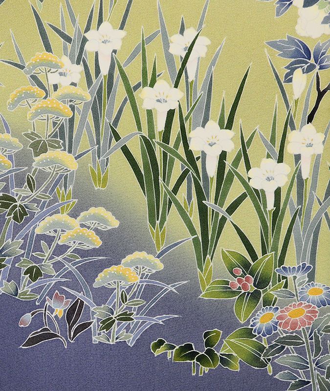 工芸加賀四季花祝い王朝庭園図特撰色留袖