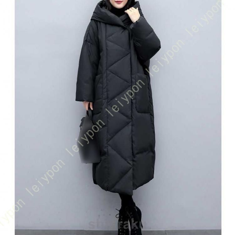 フード ダウン ベンチコート コート ロングダウンコート 冬コート キルティング アウター カジュアル 服 おしゃれ ファッション 冬服 秋冬 保温 軽量 着痩せ
