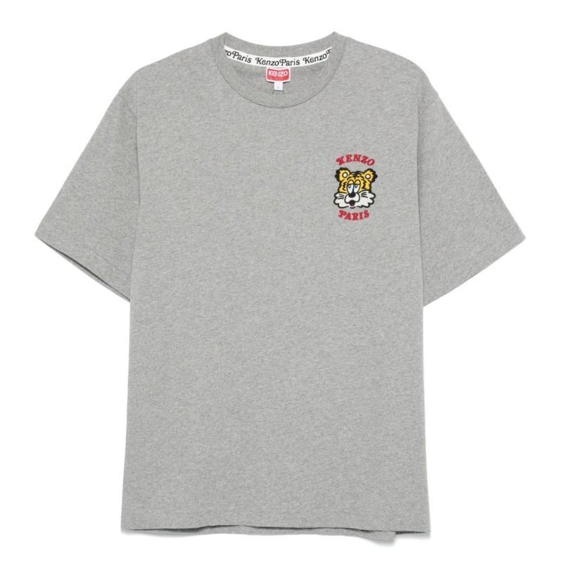 KENZO verdy ロゴTシャツ　レディース　M グレー　美品 ☆即日発送可☆【Kenzo（ケンゾー）】KENZO VERDY MARKET エン