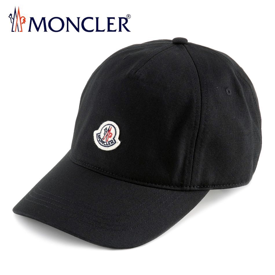 50 MONCLER モンクレール 3B00040 V0006 ブラック ロゴワッペン ベース