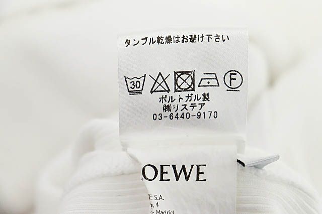ロエベ LOEWE アナグラム ロゴ 刺繍 オーバーサイズ フィット ロング