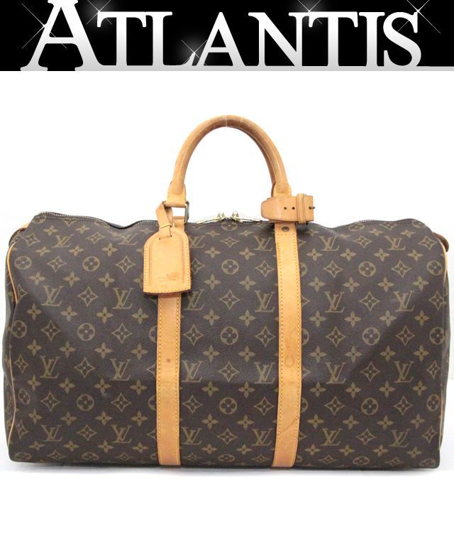 LOUIS VUITTON ボストンバッグ モノグラム　キーポル50 ヴィンテージ・中古】ルイ・ヴィトン LOUIS VUITTON ボストン