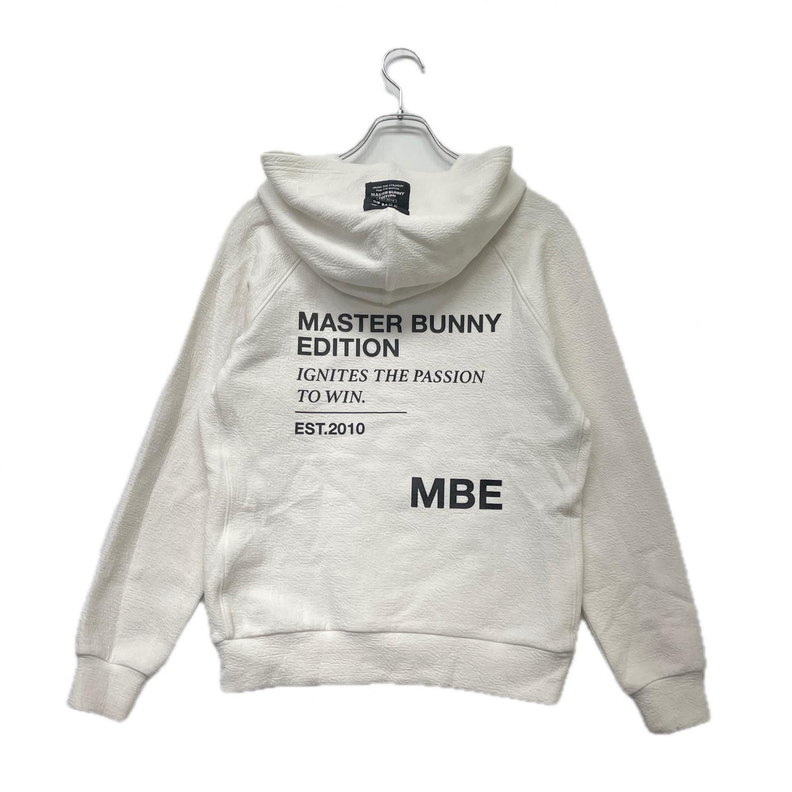 レディース マスターバニーエディション MASTER BUNNY EDITION パーカー 1 M 白 ホワイト シンプル バックプリント
