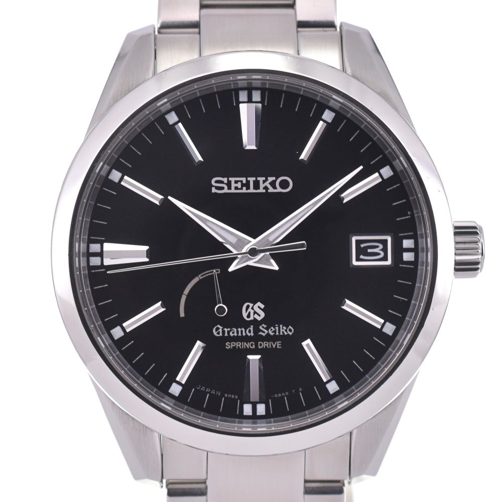 セイコー SEIKO SBGA101|9R65-0BM0 グランドセイコー パワーリザーブ デイト スプリングドライブ メンズ 箱 保証書付き L 142968