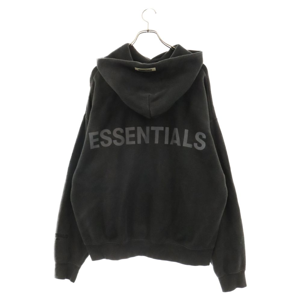 FOG Essentials (エフオージー エッセンシャルズ) ロゴ バックプリント プルオーバーパーカー ブラック
