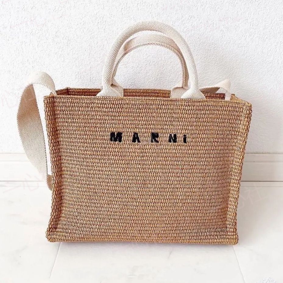 MARNI マルニ かごバッグ トートバッグ スモール ショルダー付き  