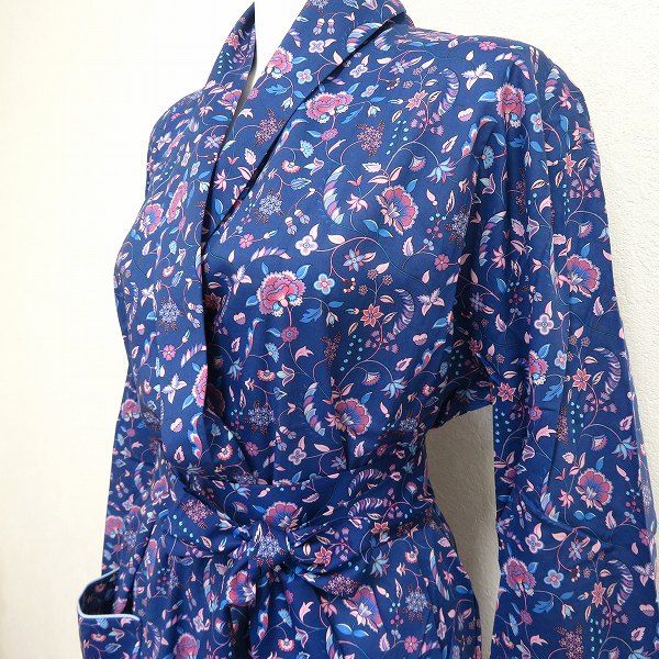 【新品】リバティ LIBERTY fabric　あったか中綿入りパジャマ（M）C 新品】リバティ LIBERTY fabric 中綿入り秋冬物パジャマ（M)