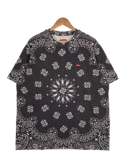 Tシャツ/カットソー(半袖/袖なし)シュプリーム 21SS スモールボックス ロゴ バンダナ Tシャツ