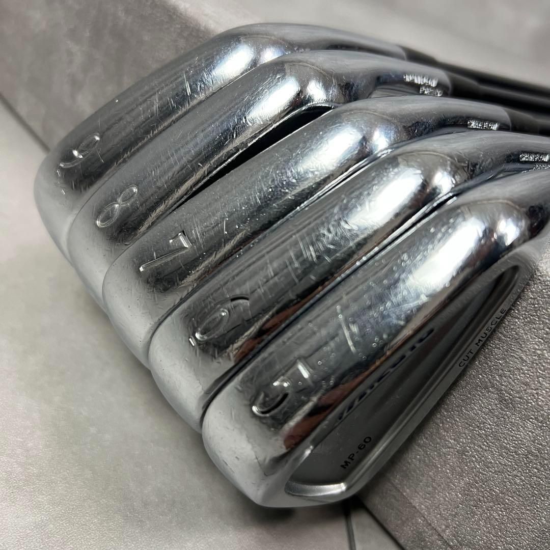 ミズノ MP-60 メンズゴルフマッスルアイアン5本セット 右 男 カット 25S9070HO0055 WHITEMONARCHHOTEL_COM