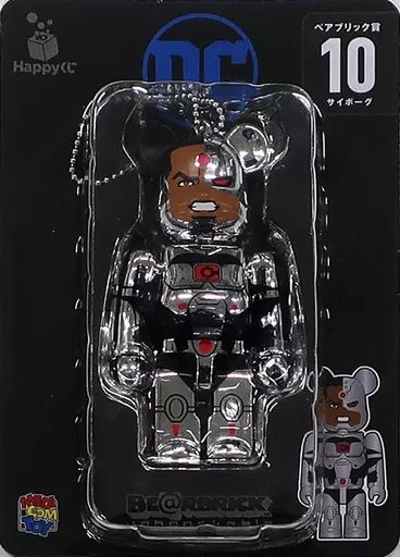 [Used] Figure BE @RBRIC - Bearbrick - 10. Cyborg “Happy Lottery DC BE @RBRICK” Bearbrick Award