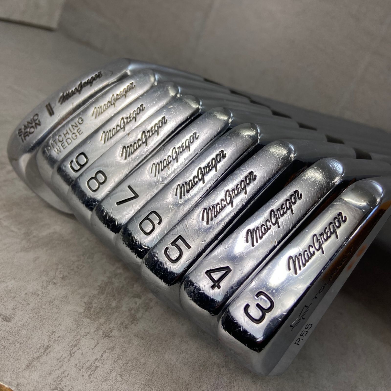 マグレガー ターニー R55 メンズゴルフ アイアン9本セット スチール 右