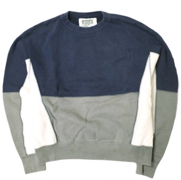 C.E シーイー 日本製 PANEL CREW NECK カラーパネルクルーネック
