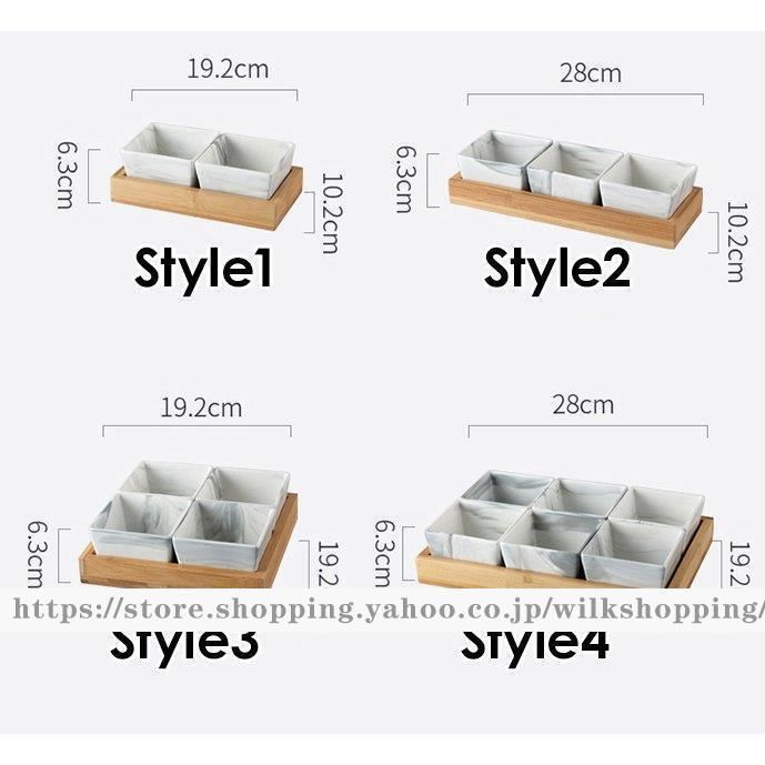 食器 キッチン雑貨 カトラリー お皿 プレート ギフト プレゼント 小鉢 取り皿 2連 3連 4連 6連 トレー おもてなし 大理石調 ピンク おしゃれ| aig23b