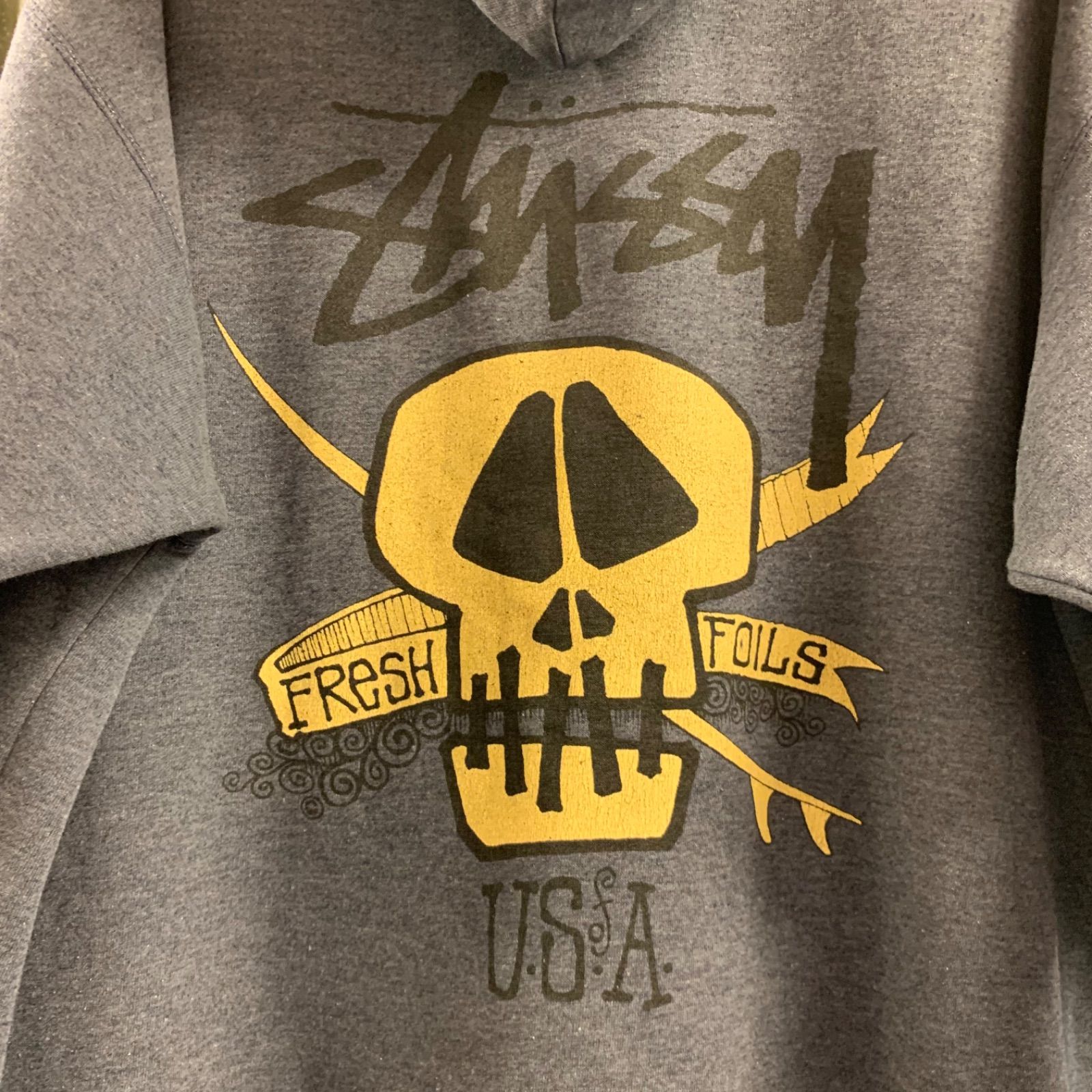 初期〕80s 黒タグ Stussy skull Parker | ochge.org