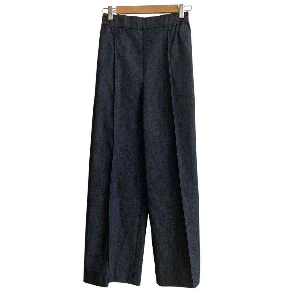 美品 22SS yori ヨリ マリンデニム風ワイドパンツ YR2222-027SP