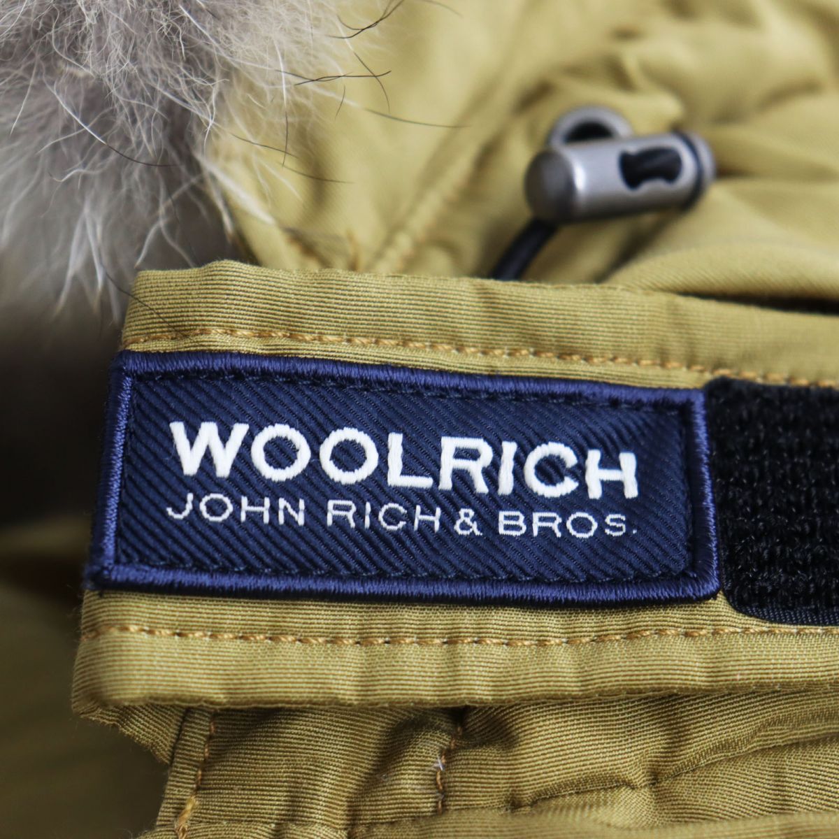 美品●WOOLRICH ウールリッチ WOCPS2393D アークティックパーカー コヨーテファー付き フーデッドダウンジャケット イエロー S相当  正規品