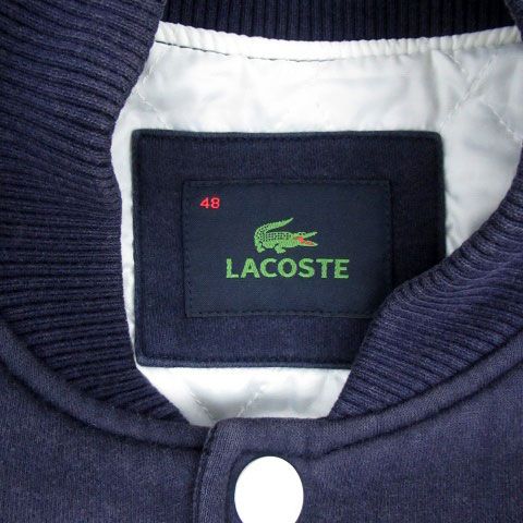 ラコステ LACOSTE スタジャン ブルゾン ジャケット 中綿 ロゴ