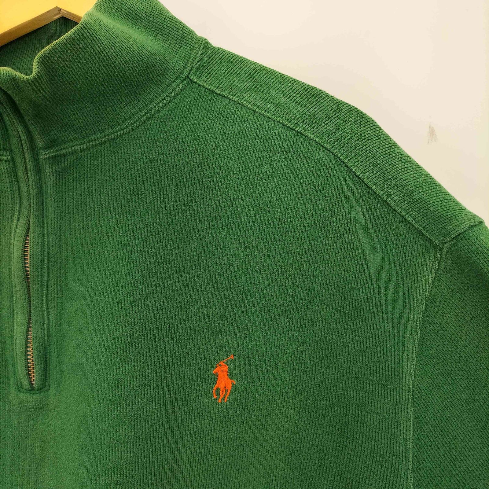 US古着 ポロバイラルフローレン スウェット トレーナー ポニー刺繡 緑 XL US古着 ポロバイラルフローレン スウェット トレーナー ポニー