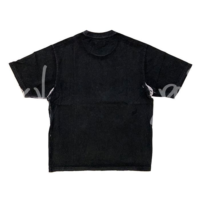 送料無料 メンズ Tシャツ ブラック Supreme シュプリーム Overprint 