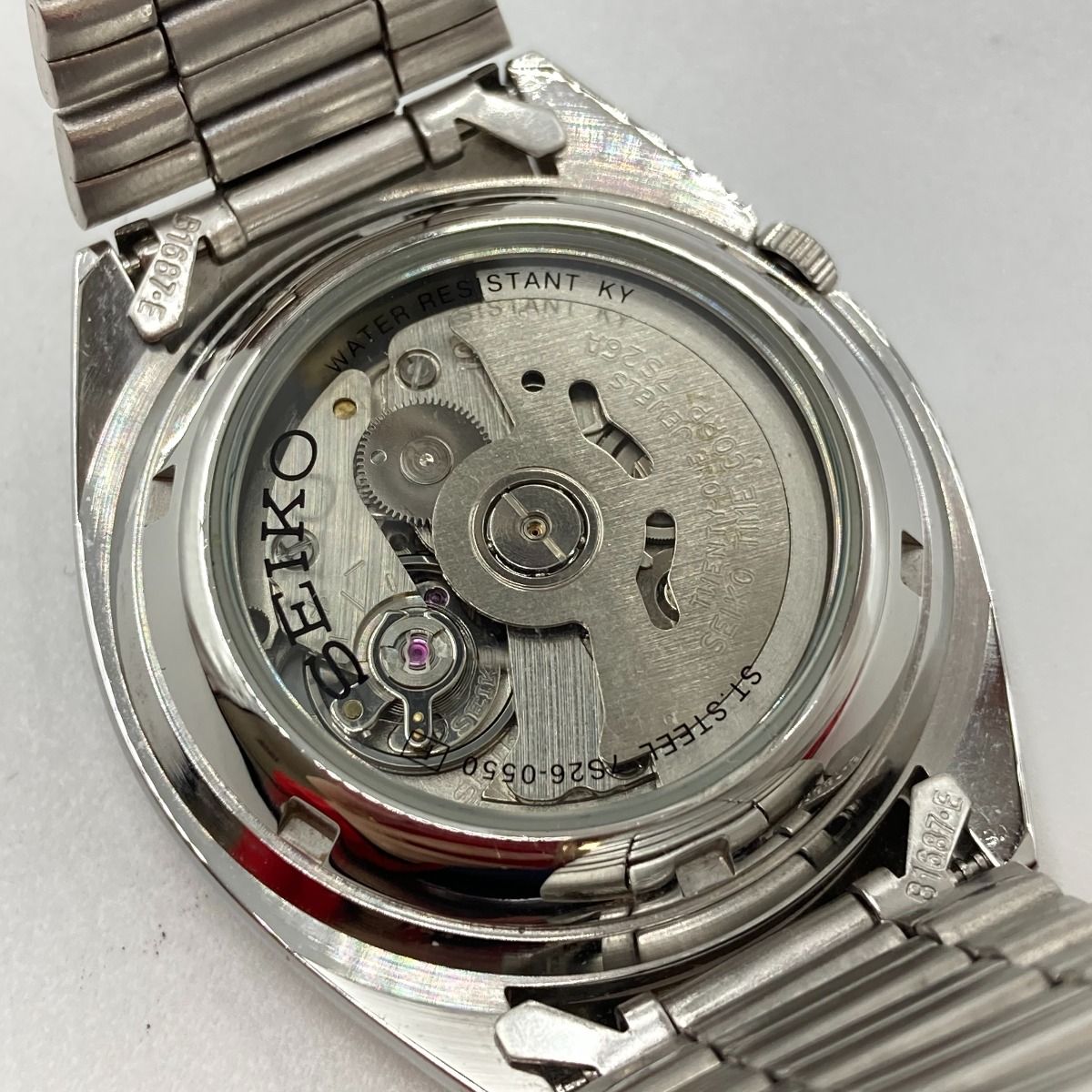 ◎◎SEIKO セイコー 5 ファイブ 自動巻き 腕時計 文字盤ホワイト 7S26 