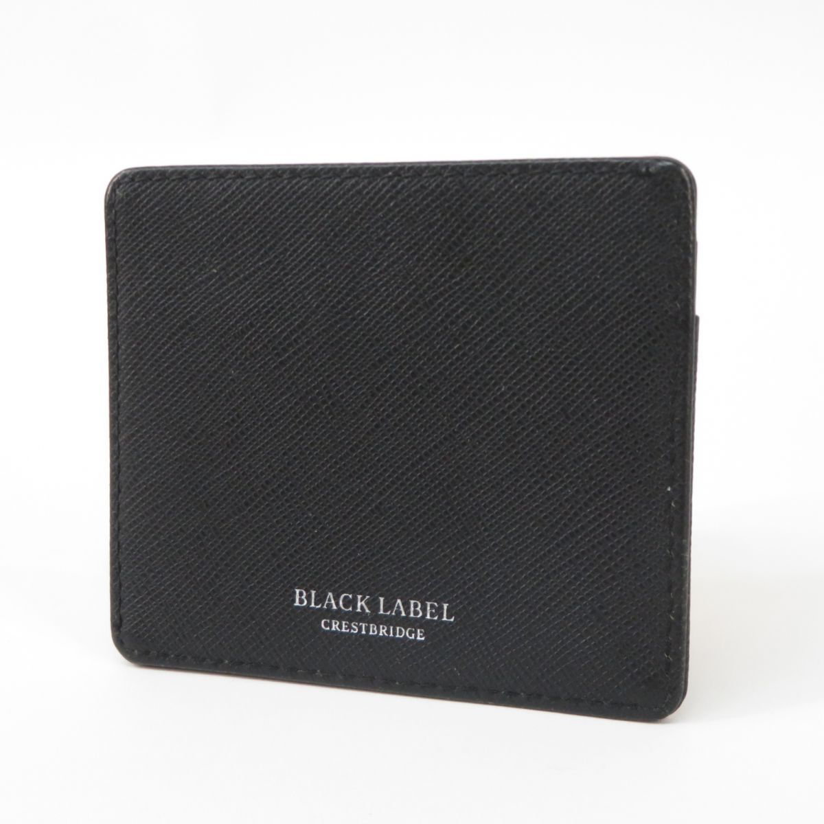 BLACK LABEL CRESTBRIDGE ブラックレーベル・クレストブリッジ カードケース ブラック ※中古 - メルカリ