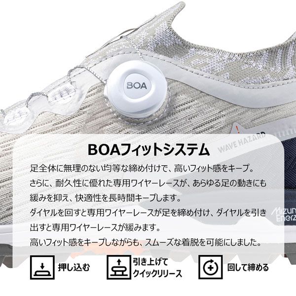 ミズノ ゴルフ MIZUNO ウエーブハザードWG ボア WAVE HAZARD WG