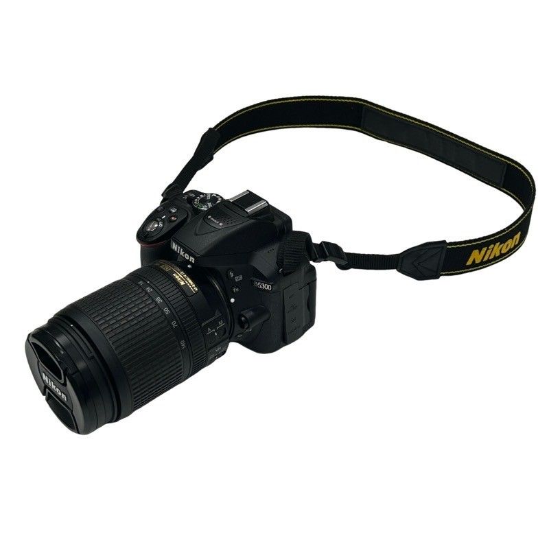 Nikon ニコン デジタル一眼レフカメラ D5300 レンズキット レンズセット AF-S DX NIKKOR 18-140mm 1 3.5-5.6 ブラック 動作 済 52505K160