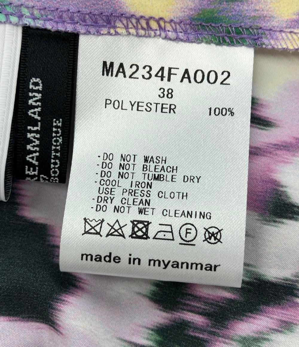 ミュベール 長袖ワンピース 花柄 MA234FA002 レディース SIZE 38 (M