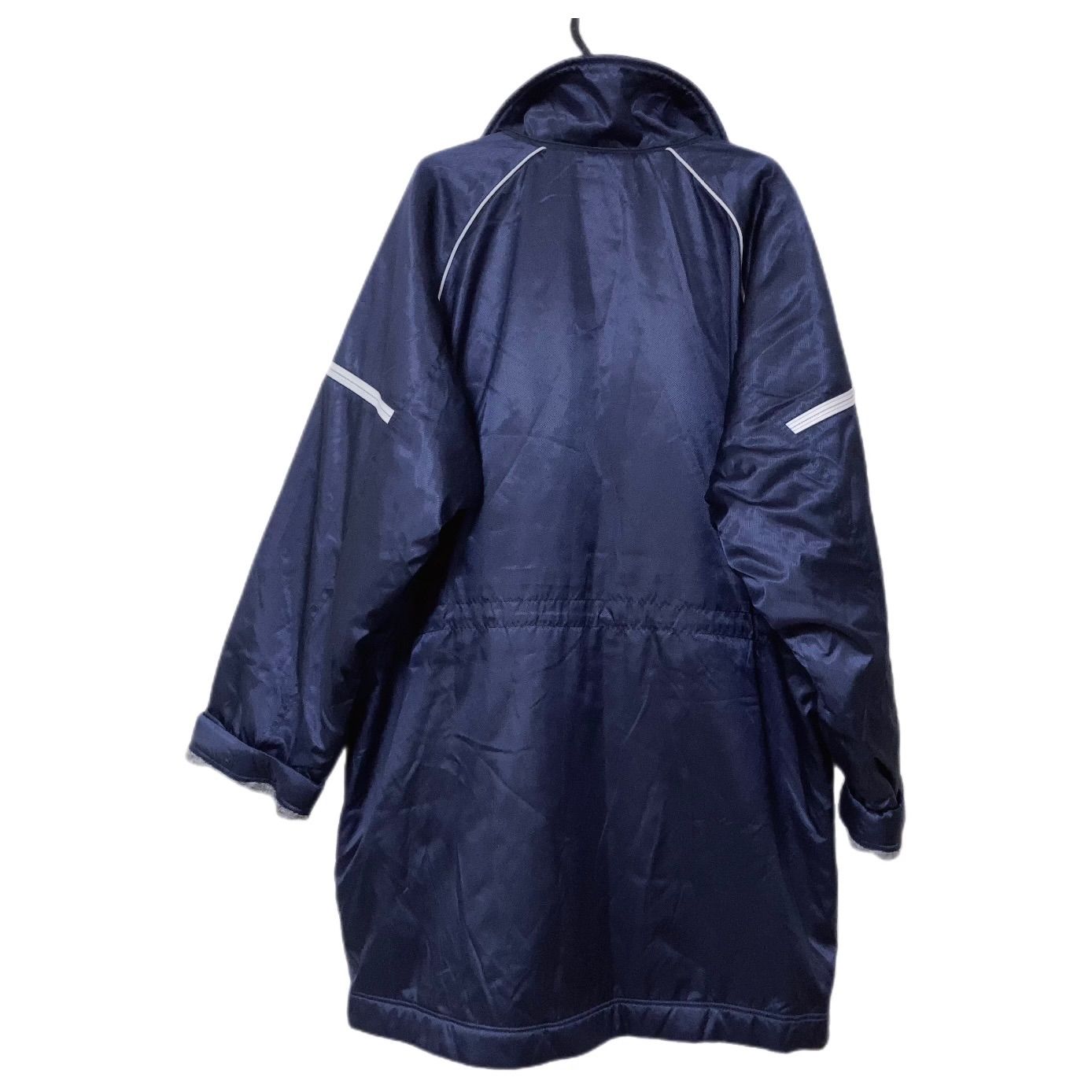 Z1516 NIKE ナイキ ベンチコート ロング 紺 ネイビー メンズ Mサイズ