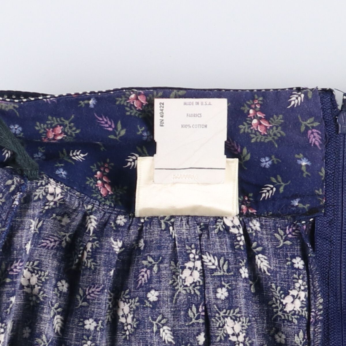 古着 70年代 ガンネサックス GUNNE SAX GUNNIES ガニーズ 総柄  