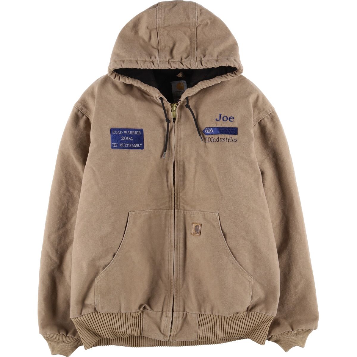 古着 00年代 カーハート Carhartt アクティブジャケット ダックフルジップパーカー メンズXL相当|eaa549066