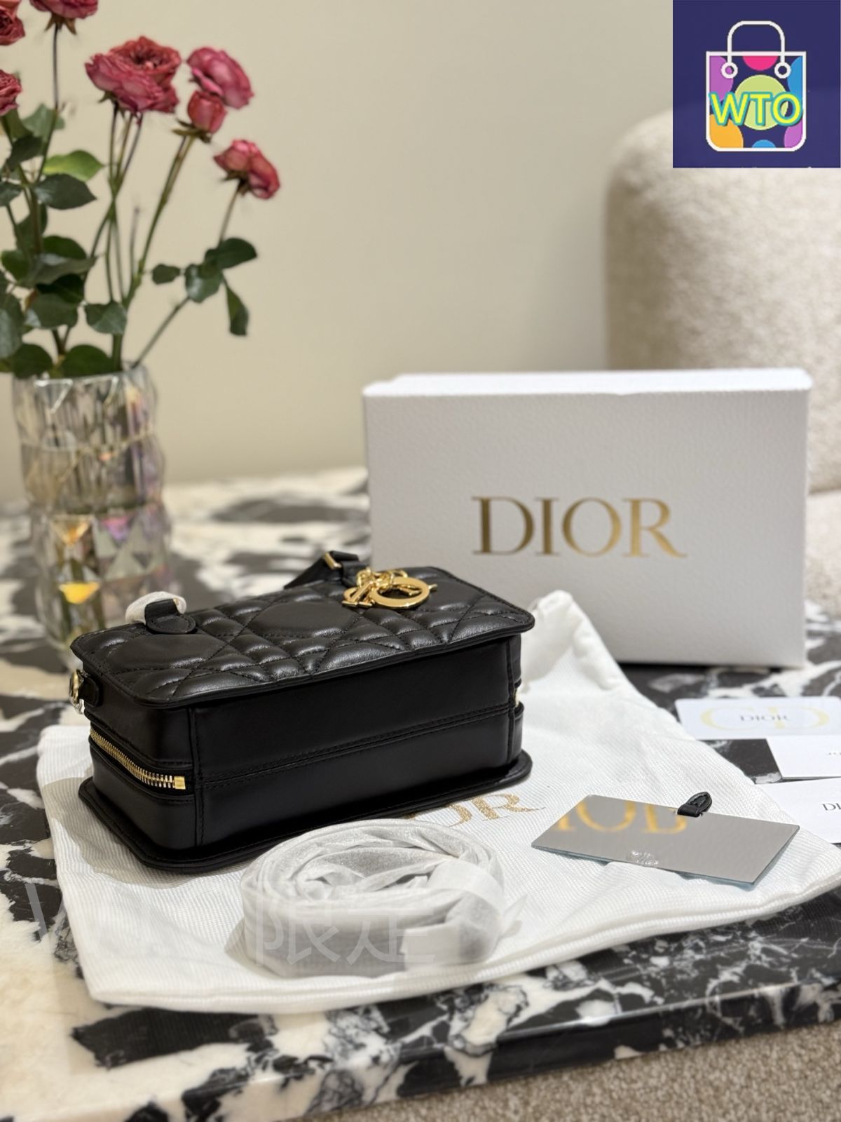 【実用性&トレンド感】DIOR 30 Montaigne ミニドクターバッグ 30 Montaigne Mini Doctor Bag Blue Dior Oblique Jacquard and