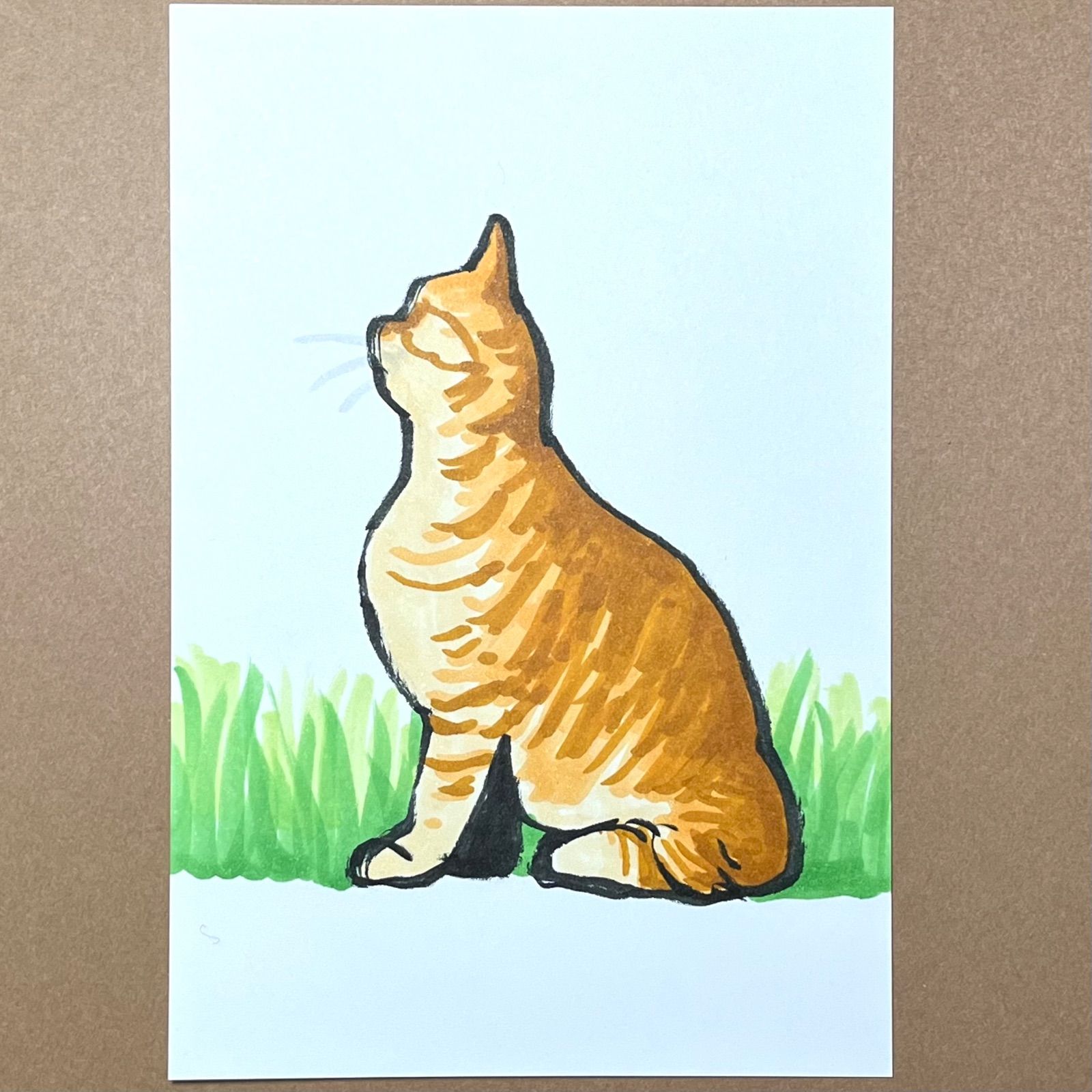 幸運絵画 『猫伯爵』 原画 一点物 油絵 油彩画 - 絵画