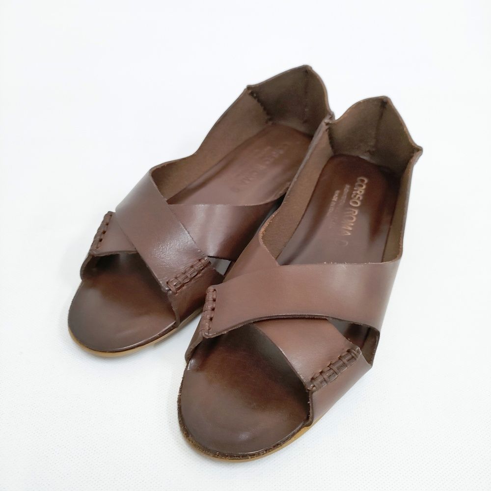CORSO ROMA 9 23SS OPEN/T CROSS サンダル 定価19250円 37サイズ