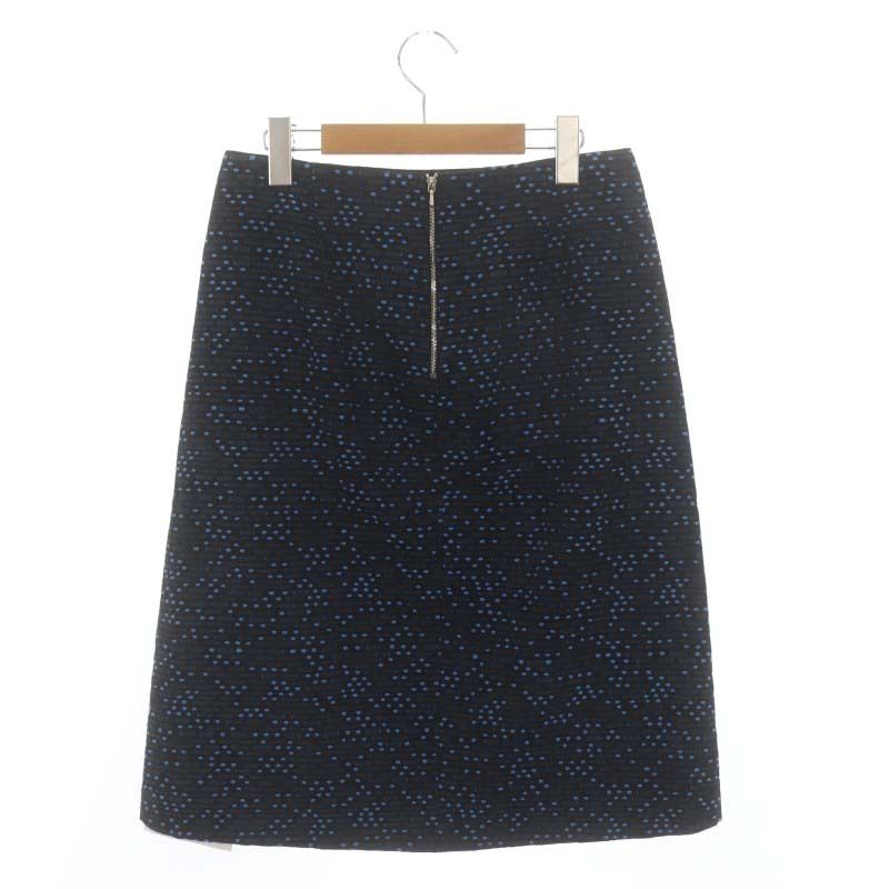 ドゥロワー Drawer タイトスカート ジャガード ひざ丈 バック  