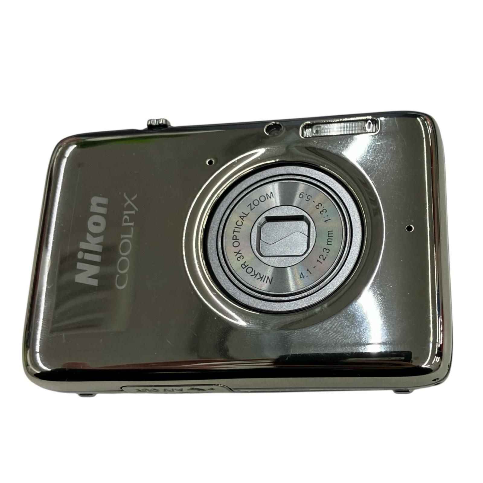 186000 動作未 Nikon ニコン デジタルカメラ COOLPIX S 02 シルバー