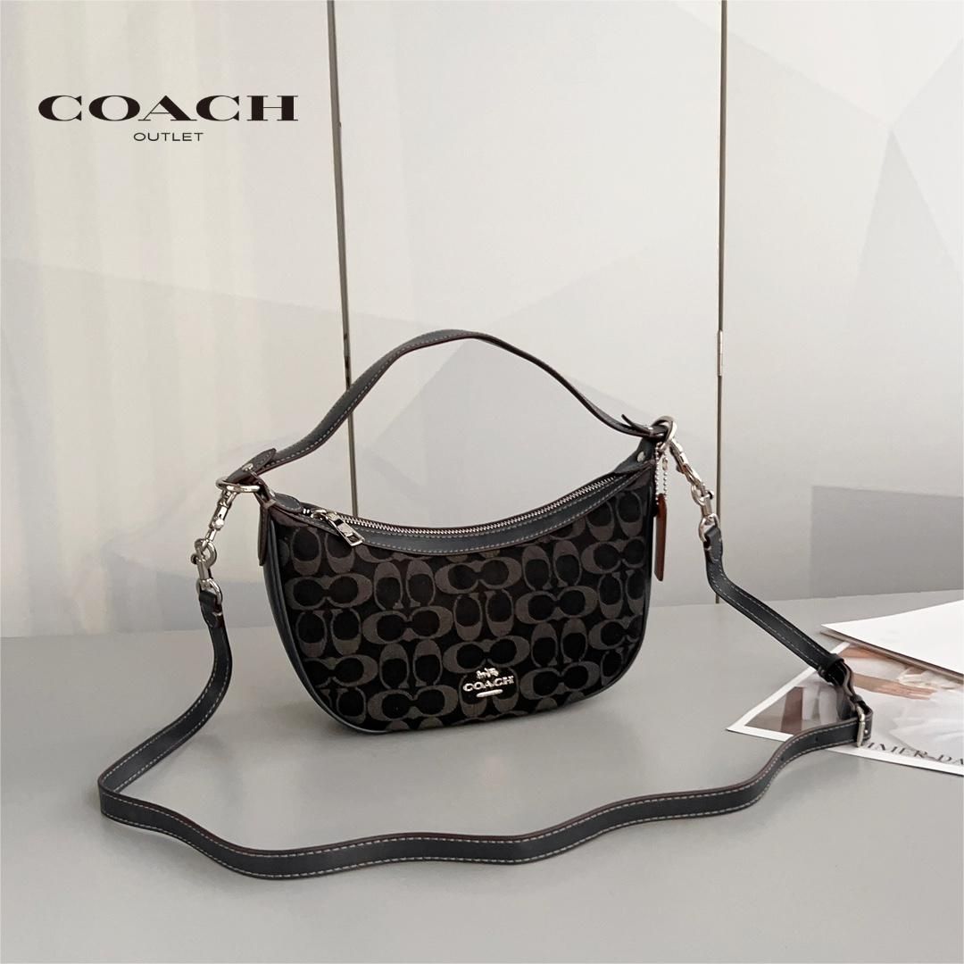 COACH Mira コーチ アリア ショルダー バッグ シグネチャー デニム2WAY 腋下用  レディースアウトレット品  CP100