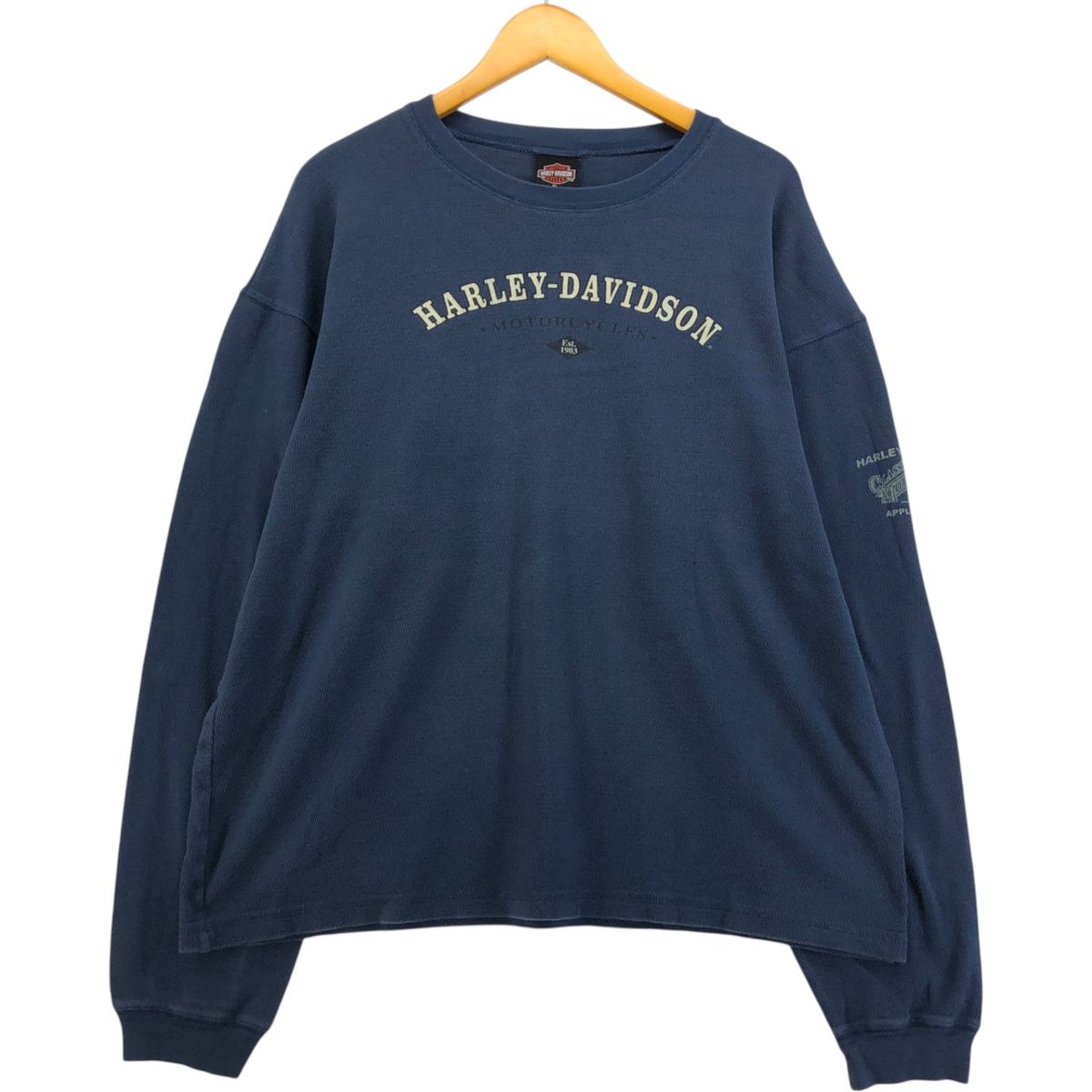 古着 00年代 ハーレーダビッドソン Harley-Davidson サーマルロンT