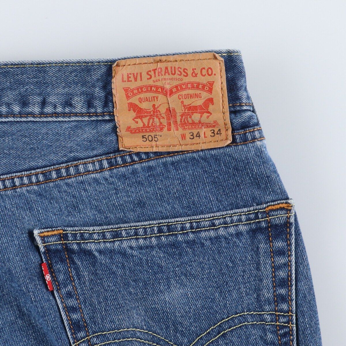 古着 リーバイス Levi's 505 テーパードジーンズ デニムパンツ メンズ