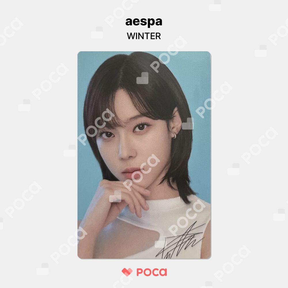 aespa ウィンター トレカ MEDIHEAL メディヒール Ver.1 公式