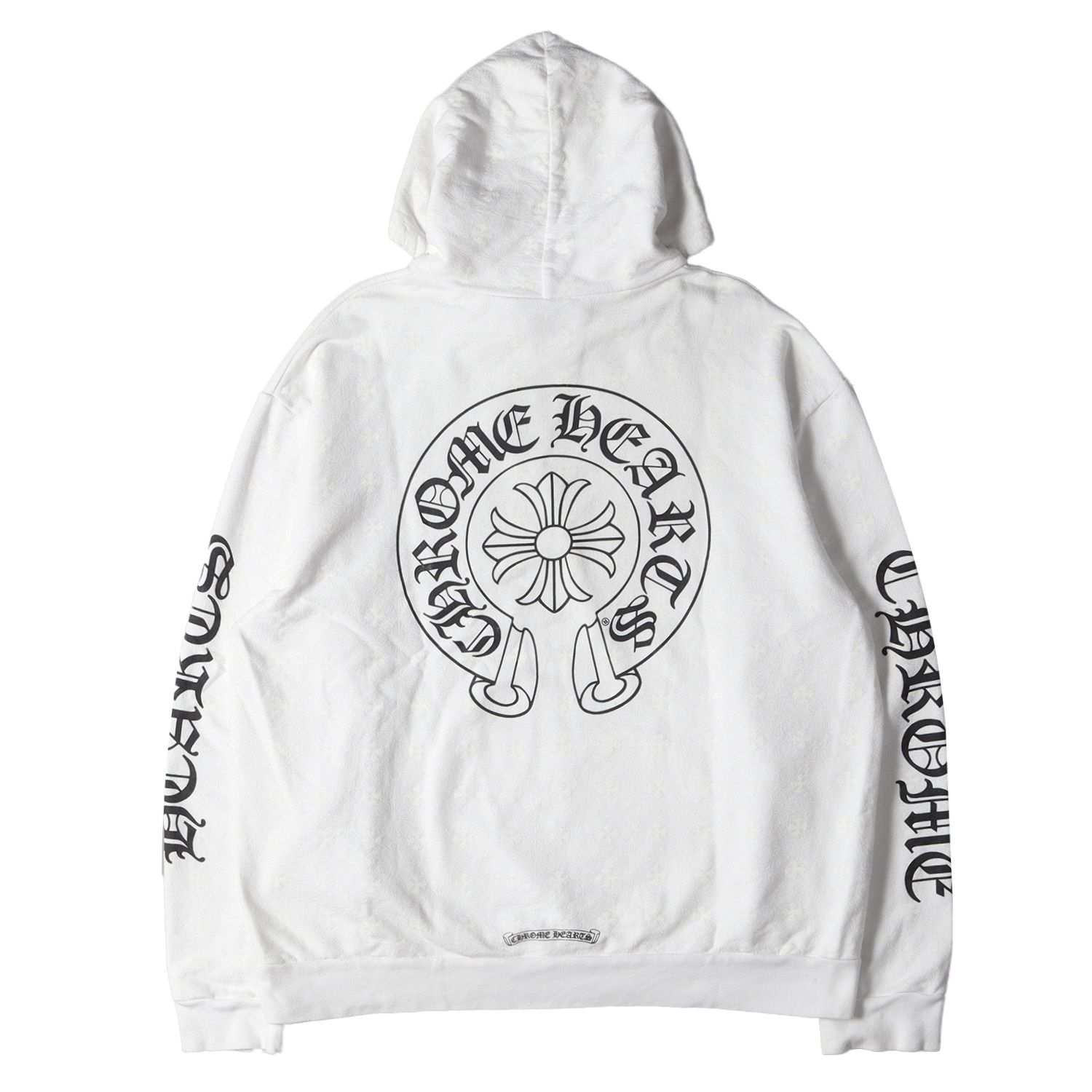 CHROME HEARTS クロムハーツ パーカー サイズ:L CHプラス 総柄